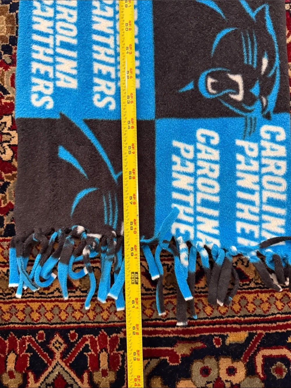 Carolina Panthers Blue & Black Team Scarf